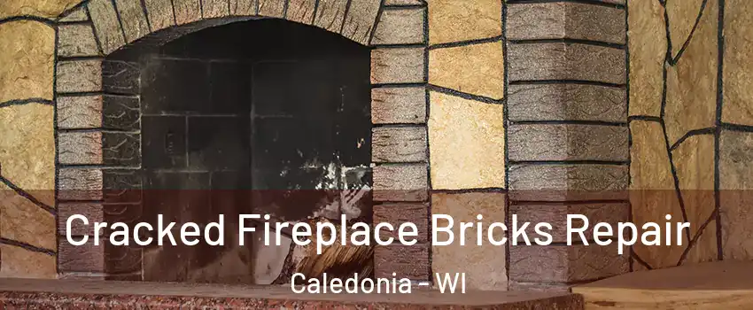  Cracked Fireplace Bricks Repair Caledonia - WI