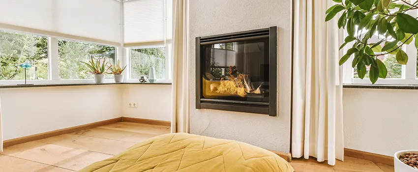 Residential Fireplace Ceramic Glass Installation in Caledonia, WI