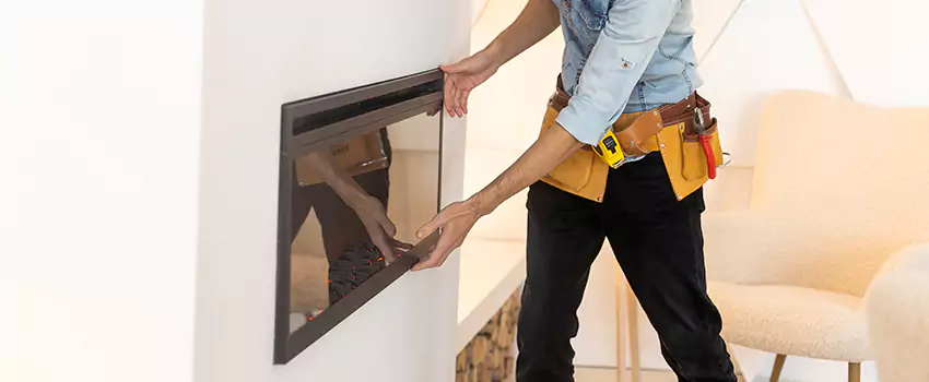 Metal Fireplace Installation in Caledonia, Wisconsin