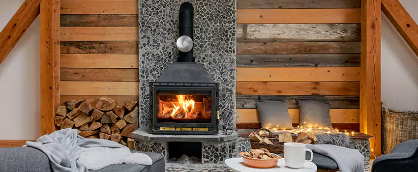 Thelin Hearth Products Direct Vent Gas Stove Fireplace Inspection in Caledonia, Wisconsin